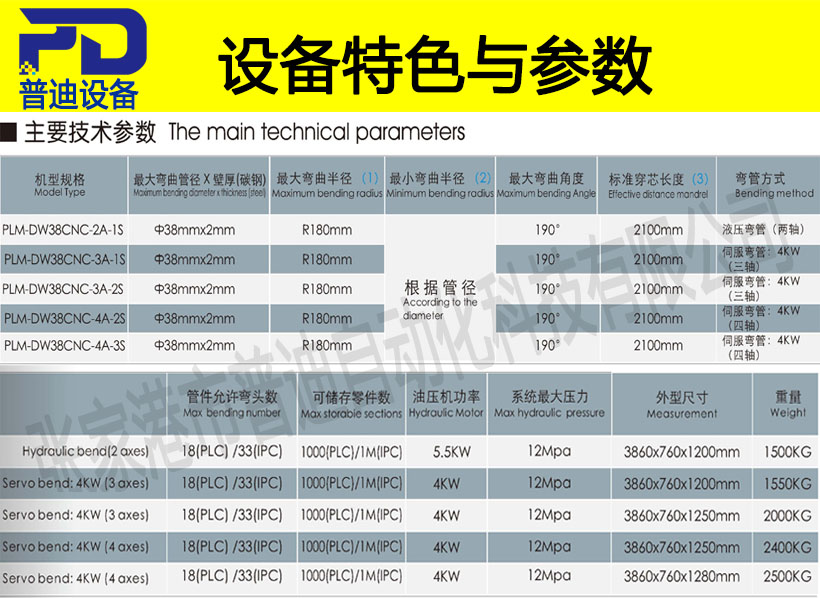 普迪全自动弯管机38