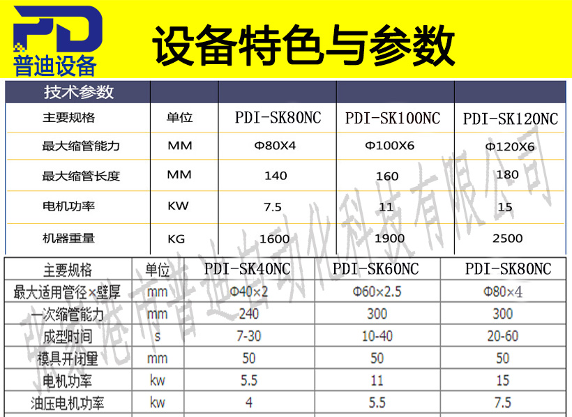 普迪缩管扩管钝铆一体100机